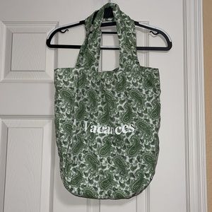 NWOT Faithfull the Brand Vacances Reusable Linen Tote Bag Paisley